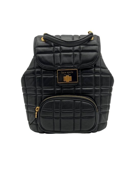 Kate Spade Black Quilted Leather Evelyn Backpack main image 4